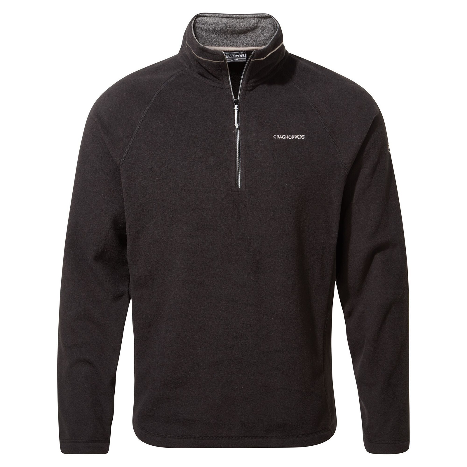 Craghoppers Men's   Black Fleece Top Corey Vi Polyester in Size M, BrandAlley