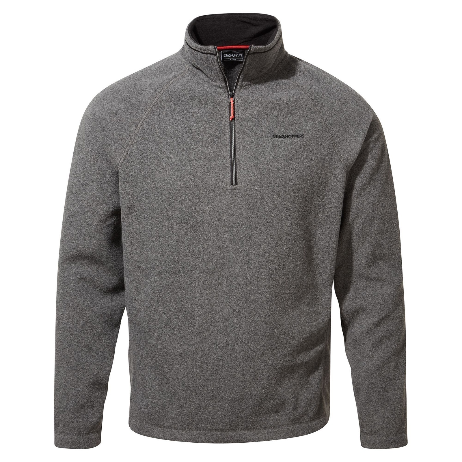 Craghoppers Men's  Fleece Top Corey VI Polyester Black Pepper Marl in Size 3XL, BrandAlley