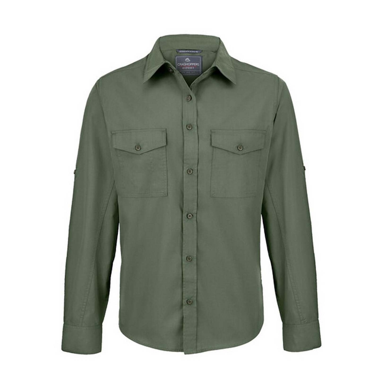 Craghoppers Men's  Shirt Expert Kiwi Polyester Dark Cedar Green in Size 3XL, BrandAlley