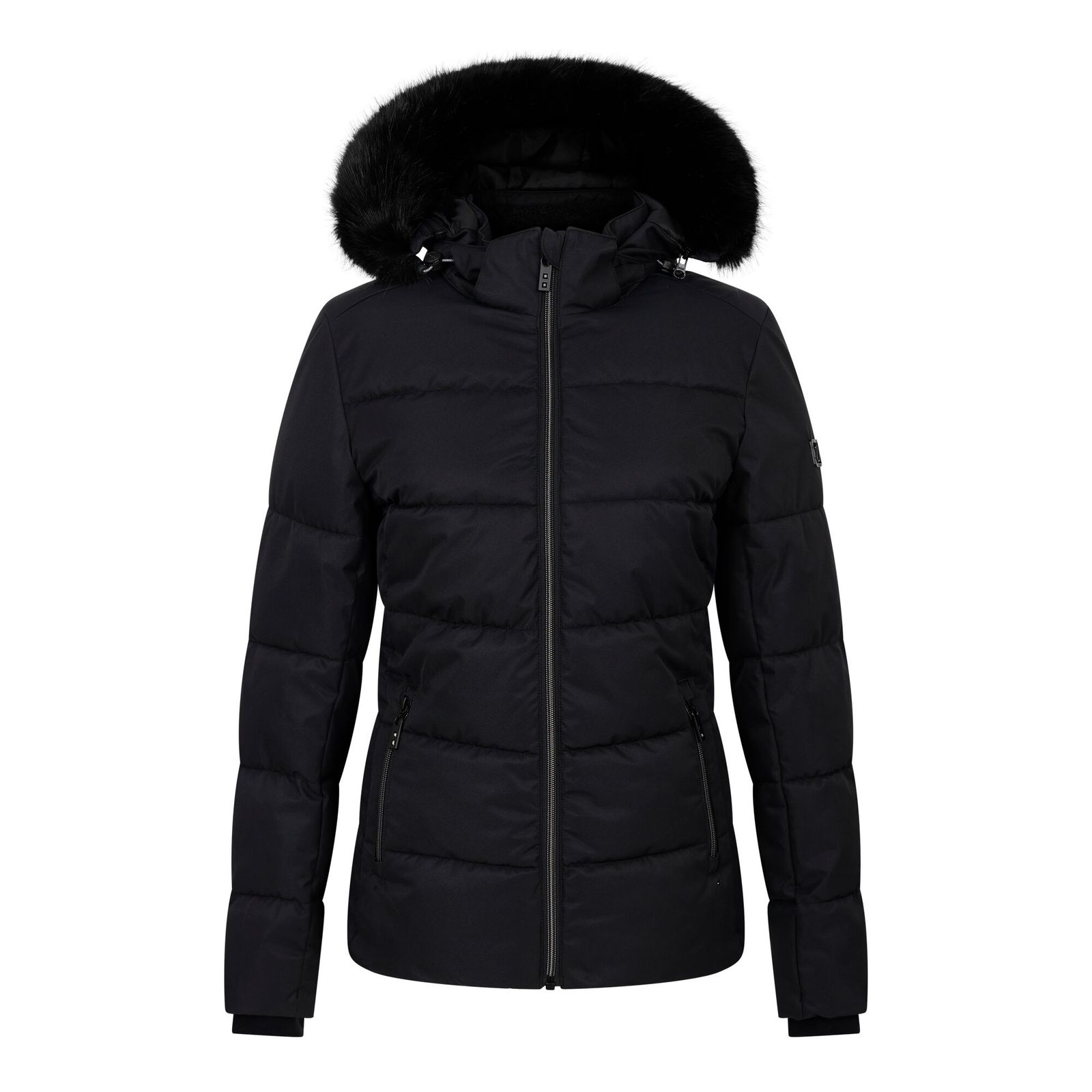 Dare2B Women's   Black Ski Jacket Glamorize V Mixed in Size 12, BrandAlley