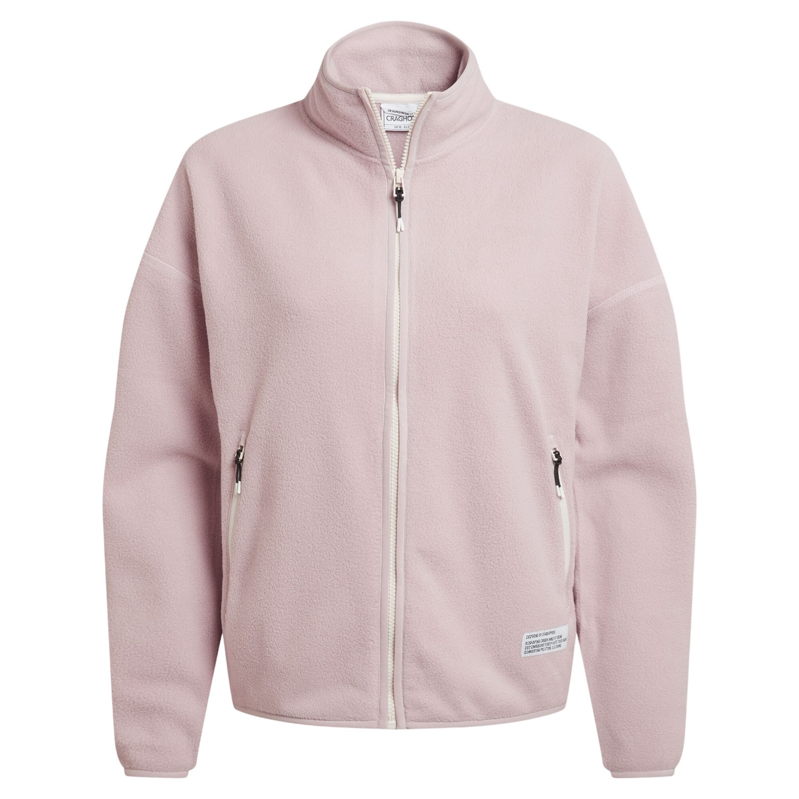 Fleece Jacket Recycled Polyester Dusky Carnation