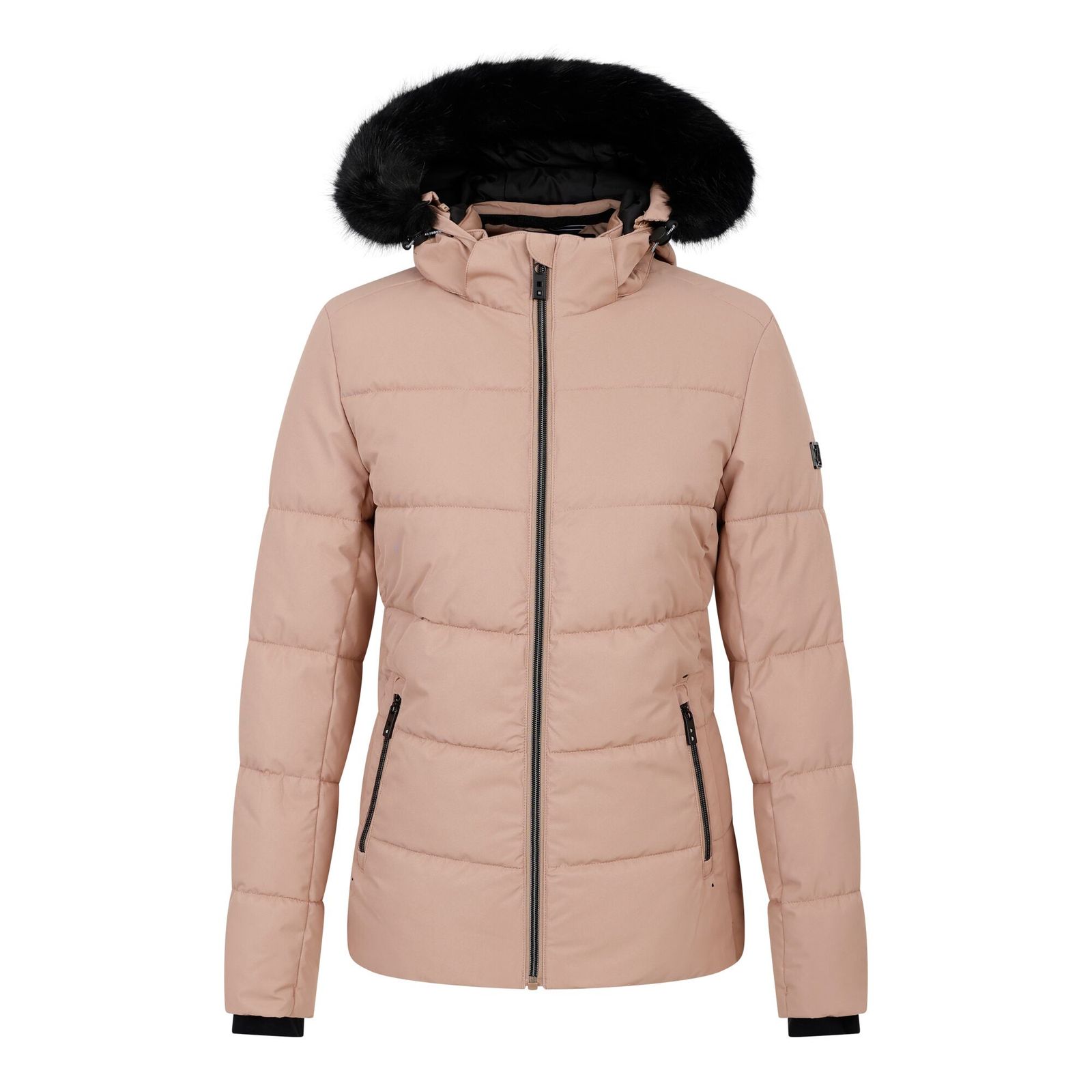 Dare2B Women's   Beige Ski Jacket Glamorize V Mixed Cashmere in Size 16, BrandAlley