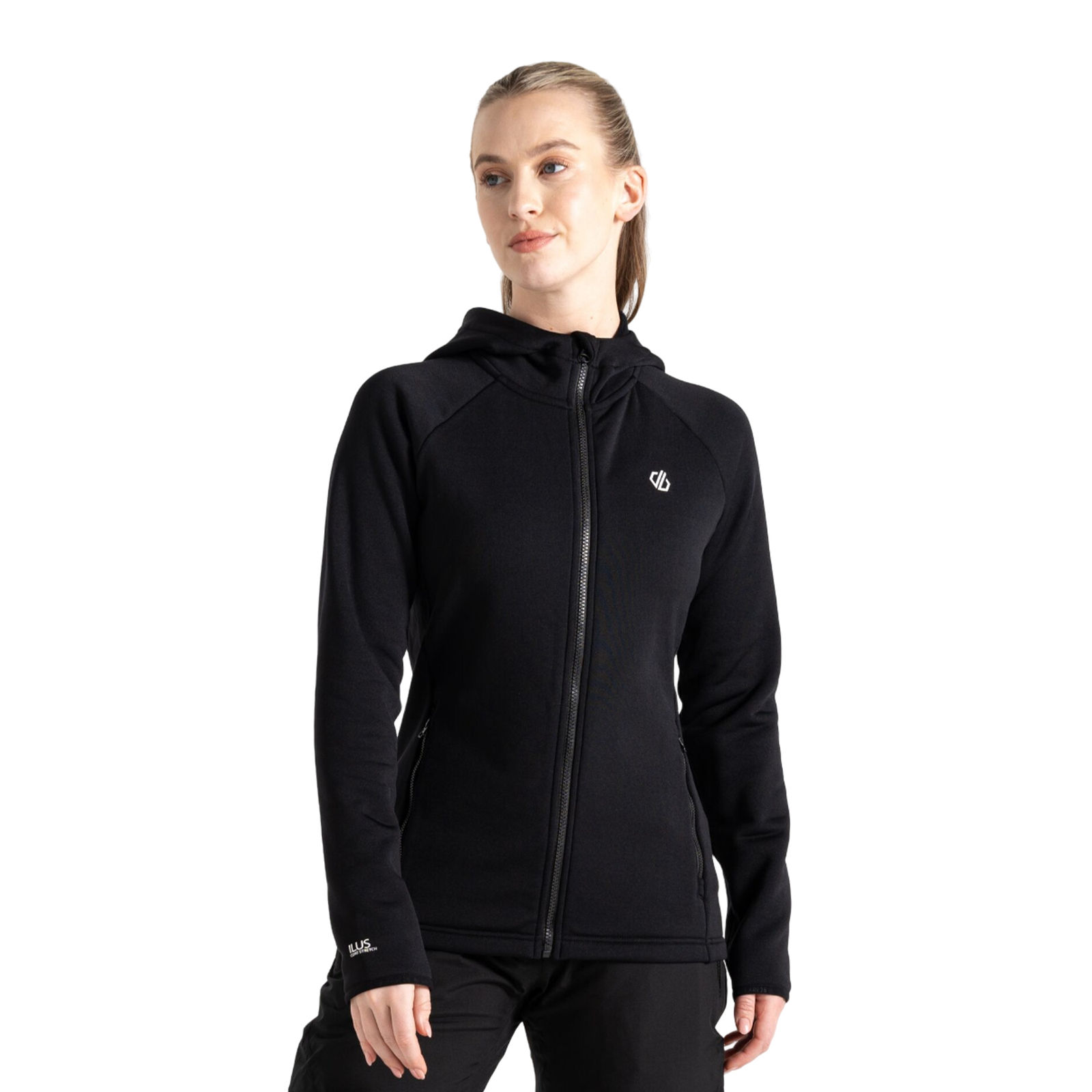 Dare2B Women's  Midlayer Density Polyester Black in Size 16, BrandAlley