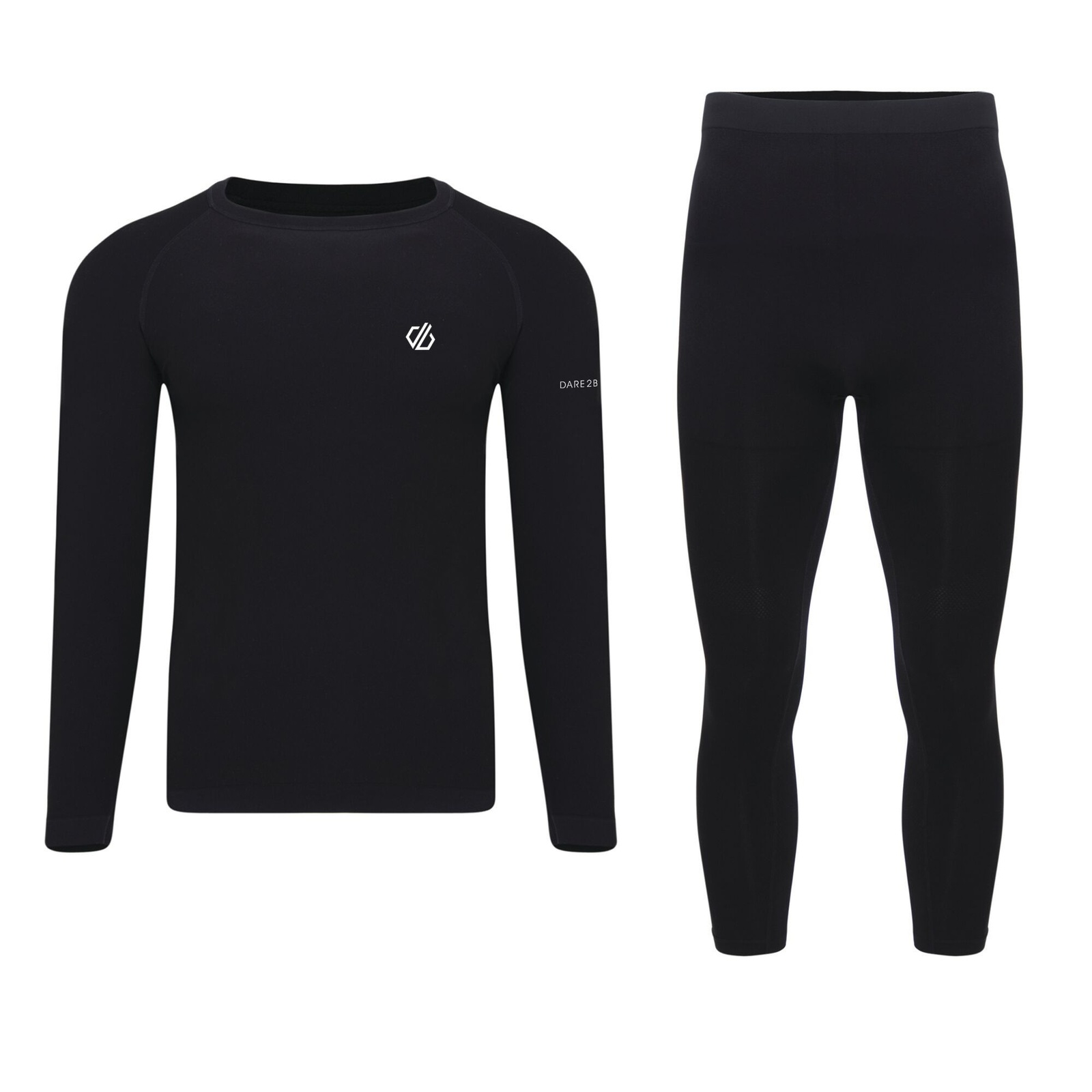 Dare2B Men's  Base Layer Set In The Zone III Mixed Black in Size L, BrandAlley