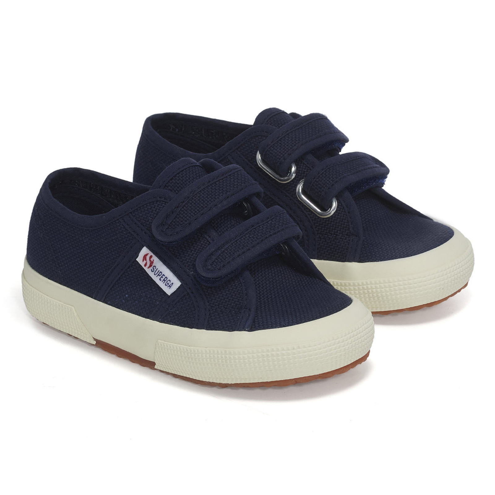 Superga Boys  Trainers 2750 Jstrap Mixed Navy in Size 11, BrandAlley