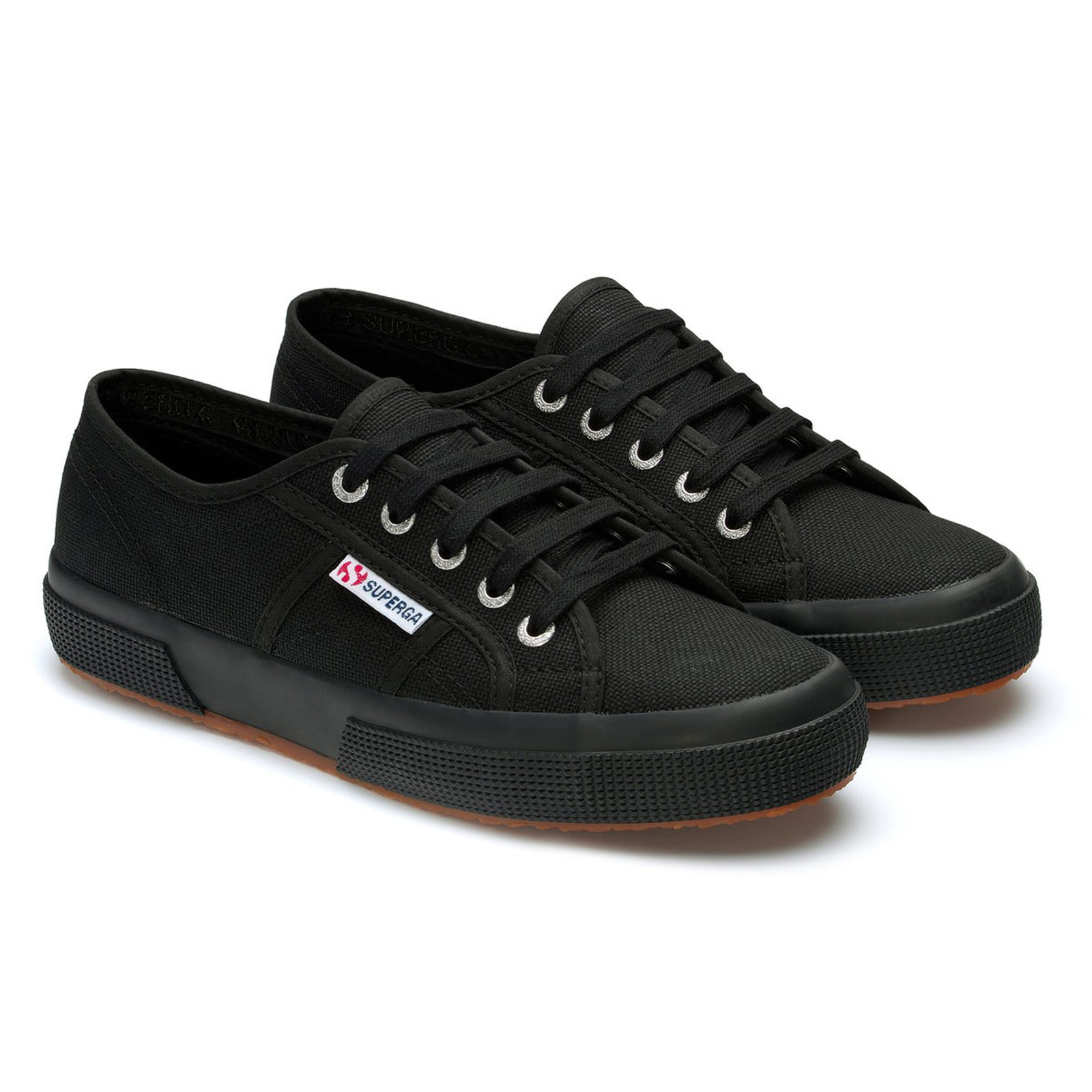 Superga Men's   Black Trainers 2750 Cotu Classic Mixed Full in Size 4.5, BrandAlley