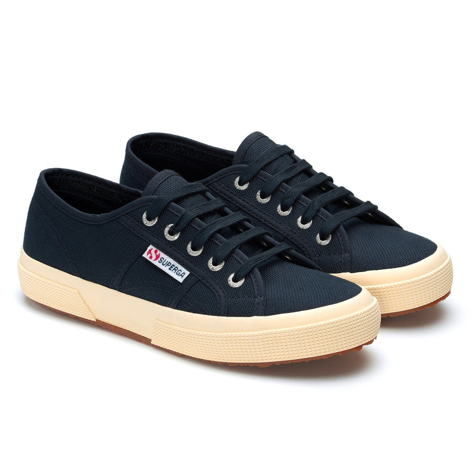 Superga Men's   Navy Trainers 2750 Cotu Classic Mixed in Size 4.5, BrandAlley