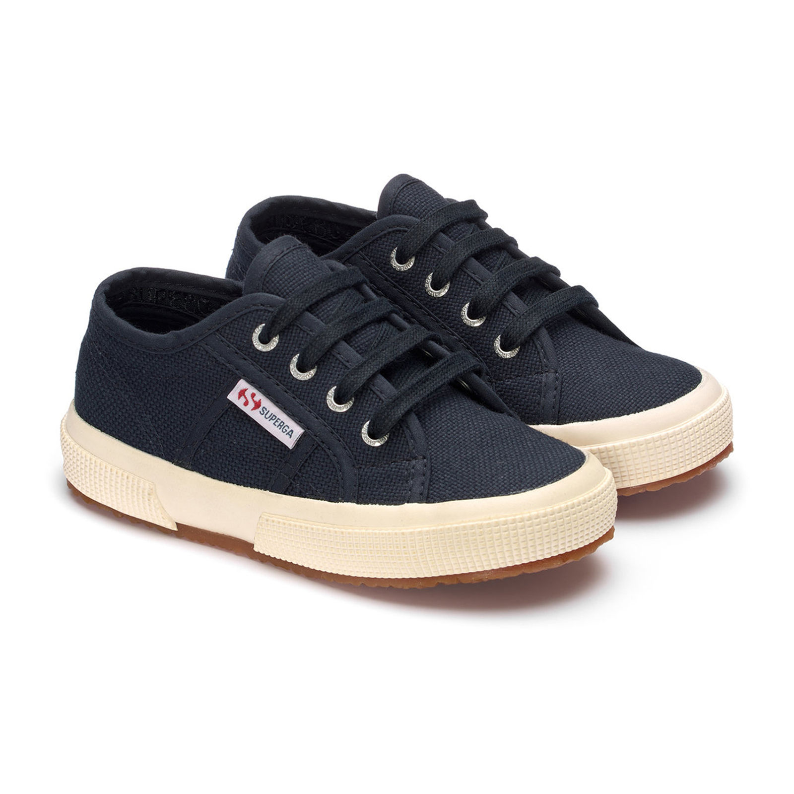 Superga Boys  Trainers 2750 Jcot Mixed Navy in Size 13, BrandAlley