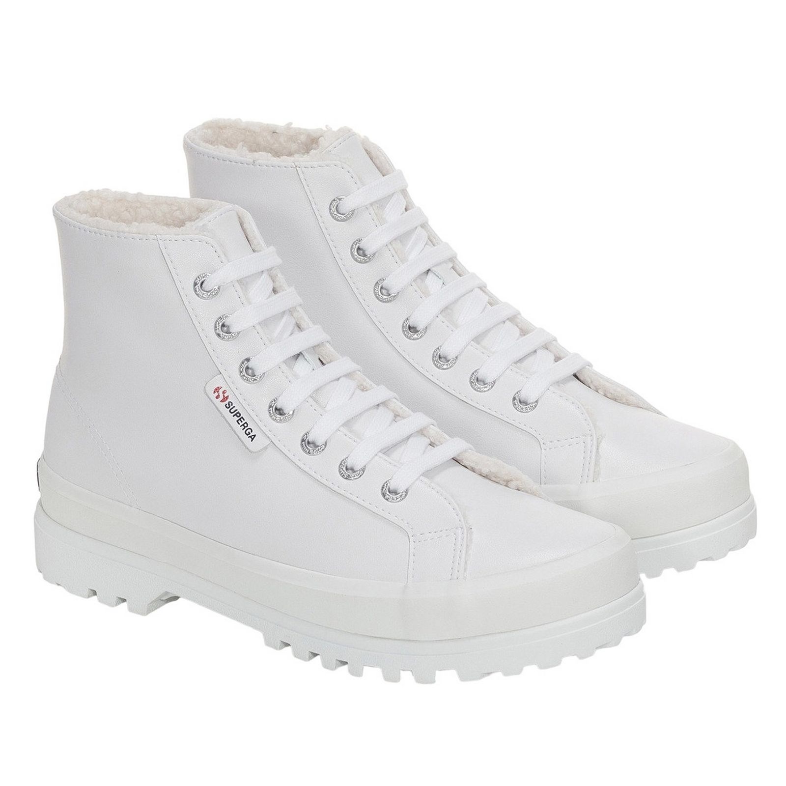 Superga Women's  Trainers 2341 Alpina Mixed Ice White in Size 5.5, BrandAlley