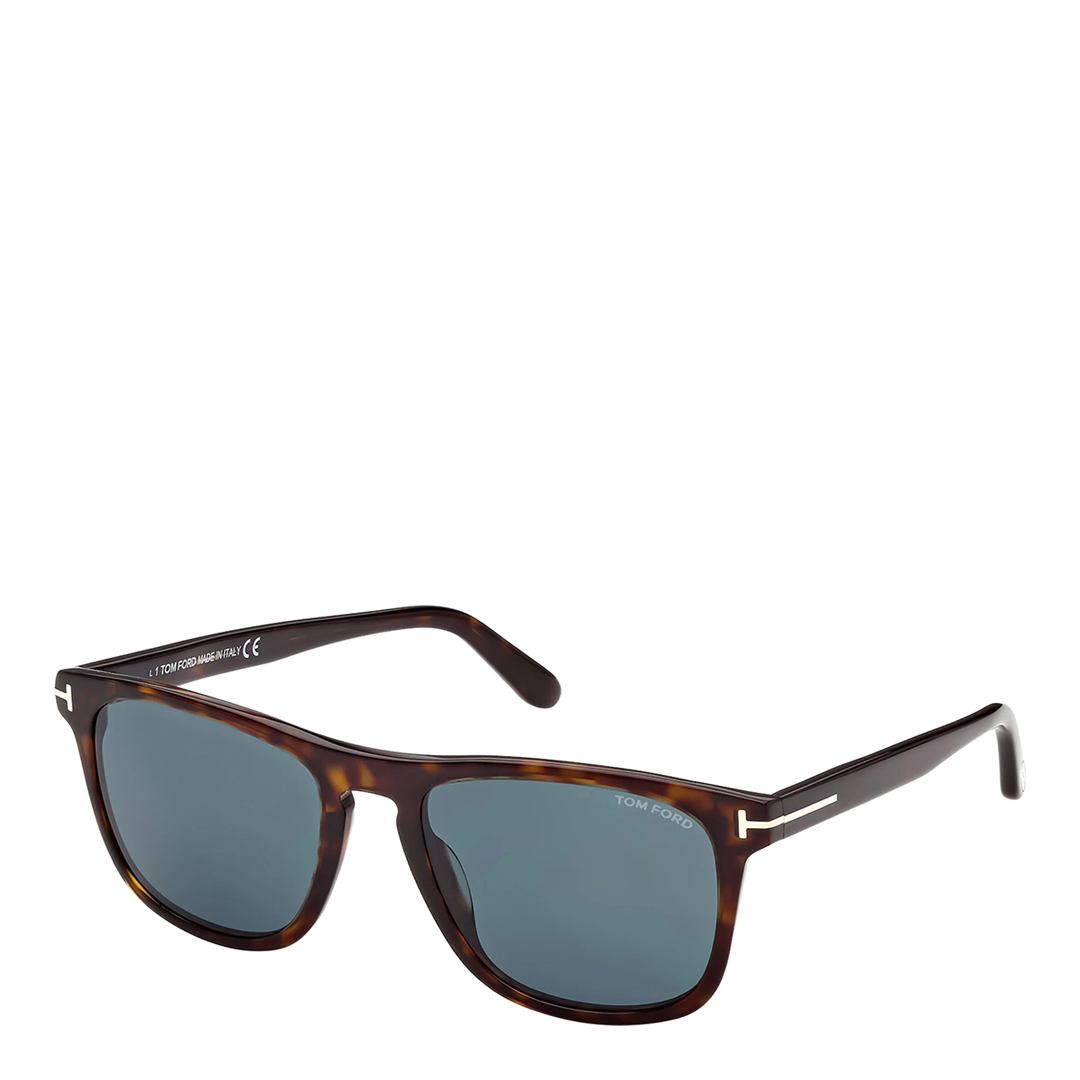 Men's Tom Ford Havana Square Sunglasses 54mm