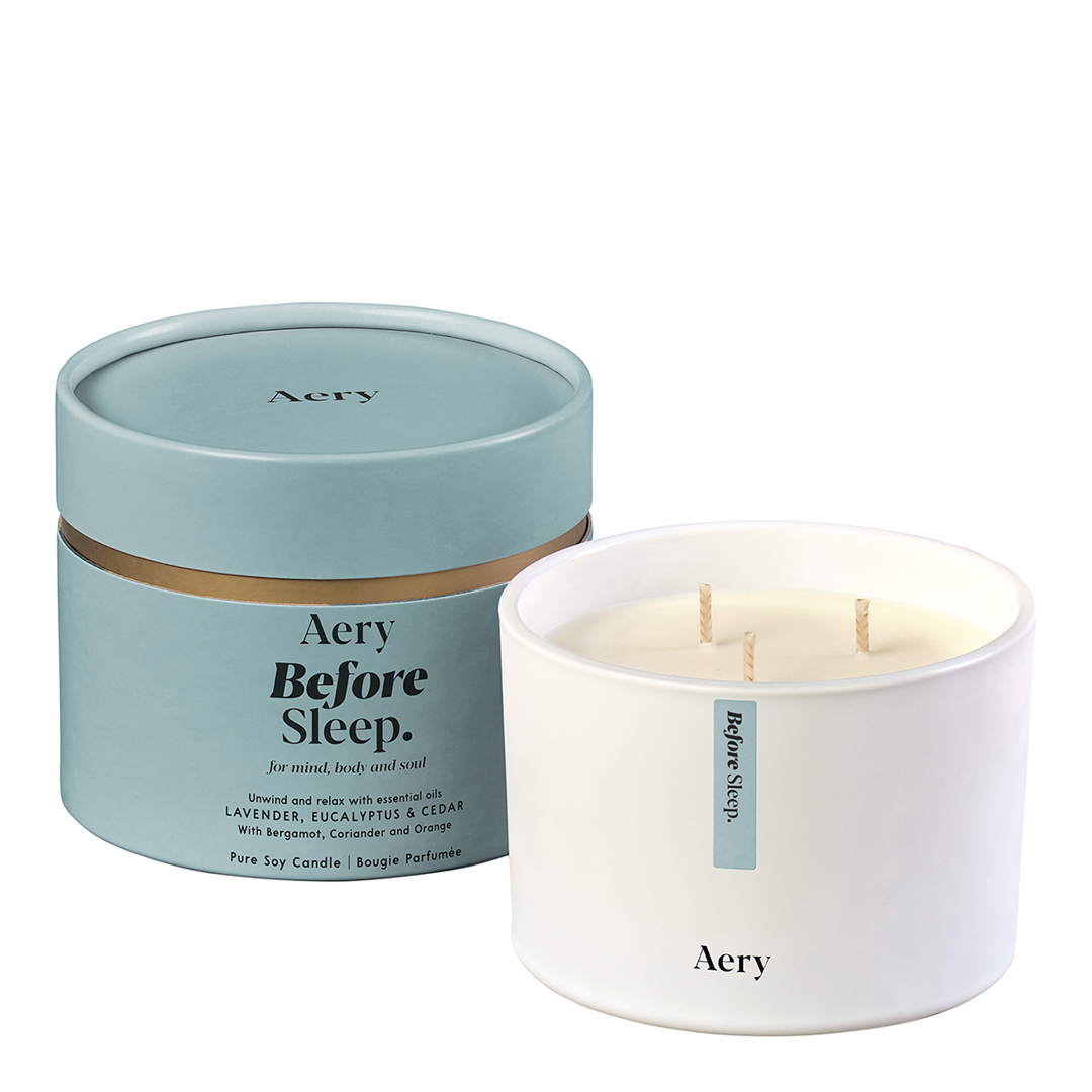 Aery Living     Before Sleep Triple Wick Candle 450G in Size 450g, BrandAlley