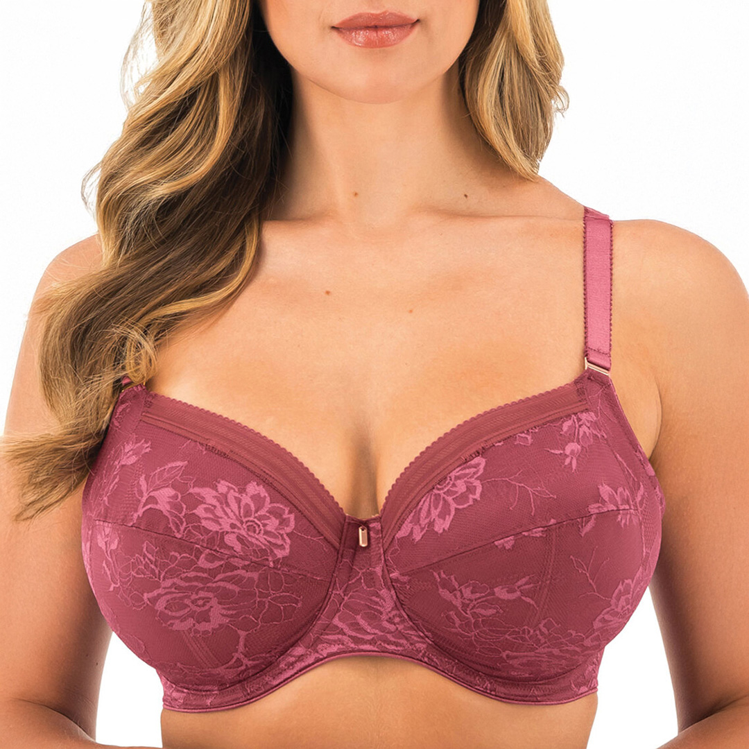 Pink Fusion Lace Full Cup Side Support Bra
