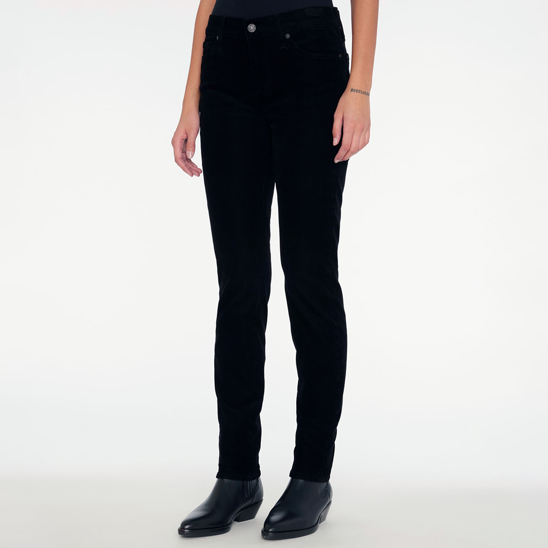 Black Roxanne Slim Leg Jeans