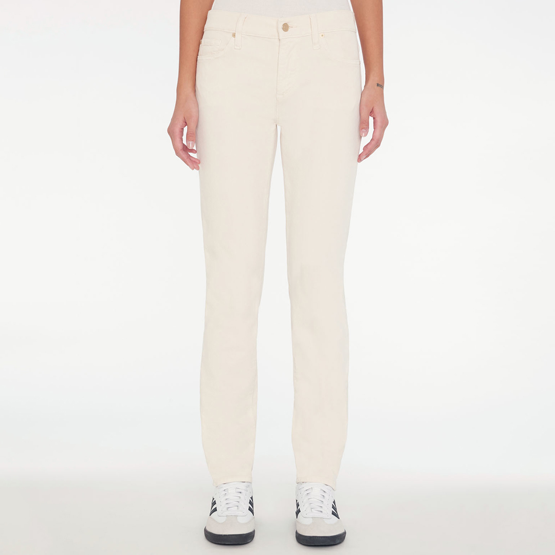 Ecru Roxanne Straight Leg Jeans