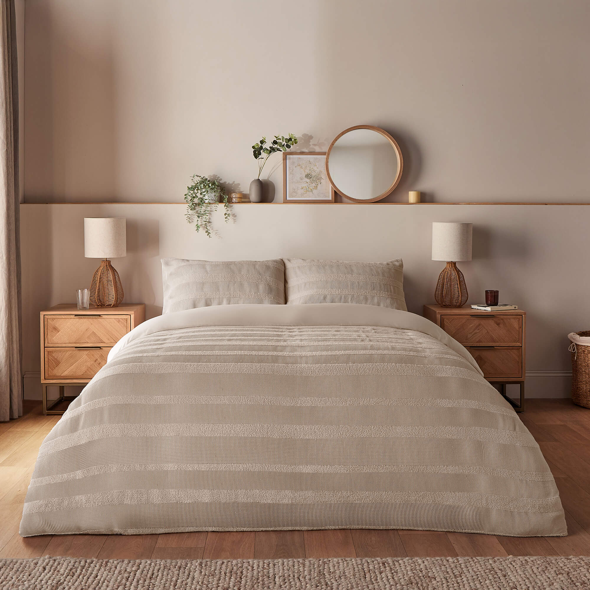 Silentnight Supersoft Duvet Set - Natural Texture - Single