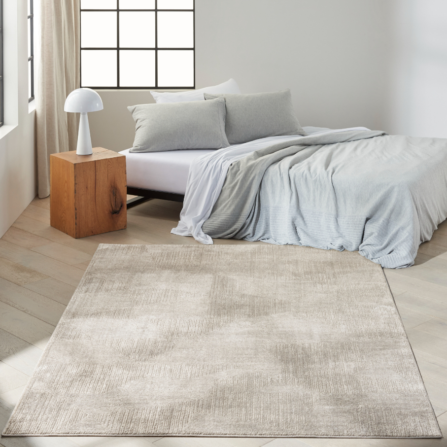 Nourison    Silver Irradiant 01 221Cm X 160Cm Rug in Size 01, BrandAlley