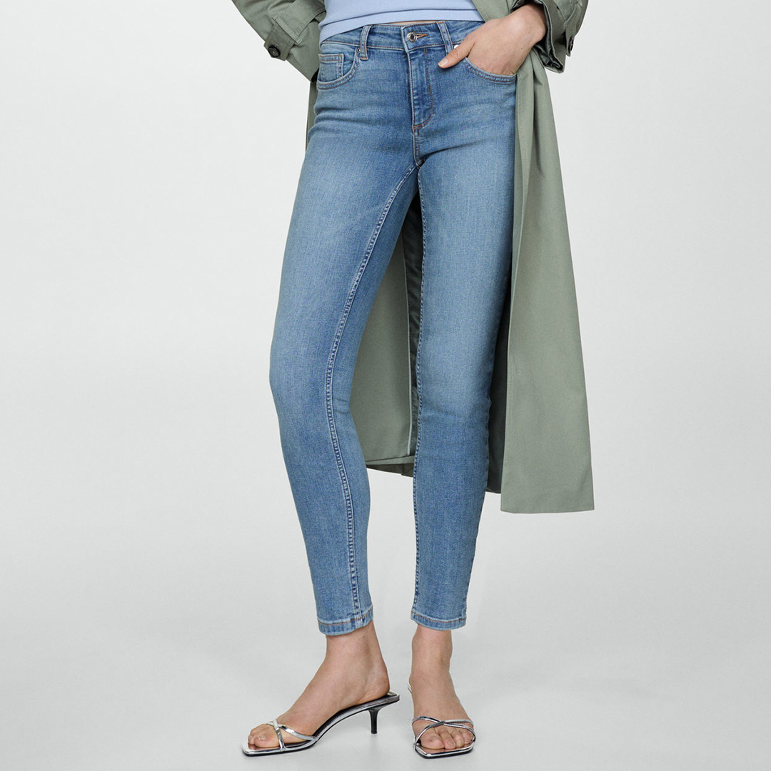 Blue Skinny Push-Up Jeans