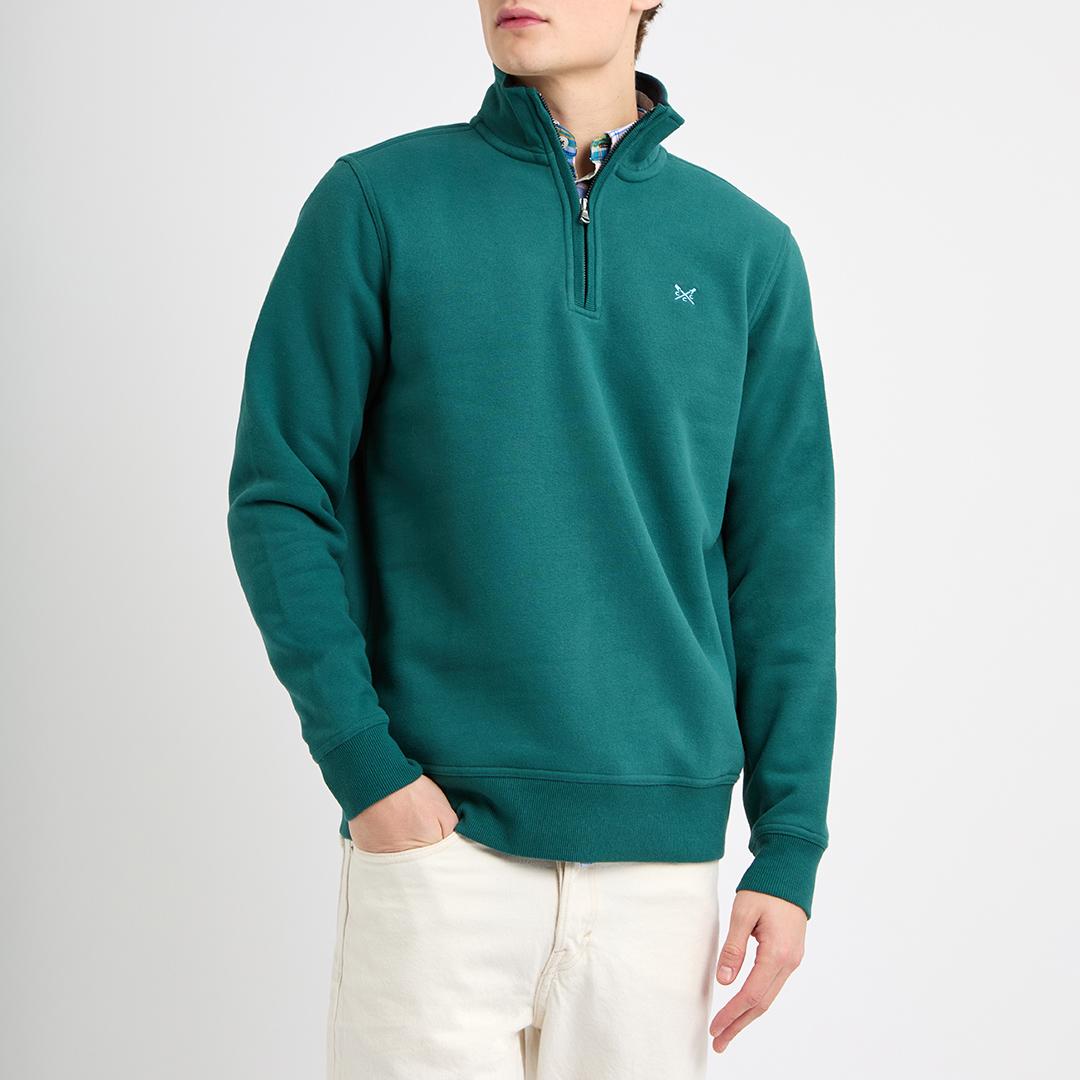 Atlantic 1/2 Zip Solid Sweatshirt