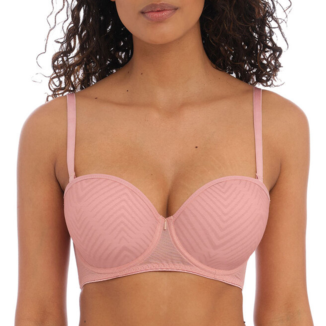 Pink Tailored Moulded Strapless Bra