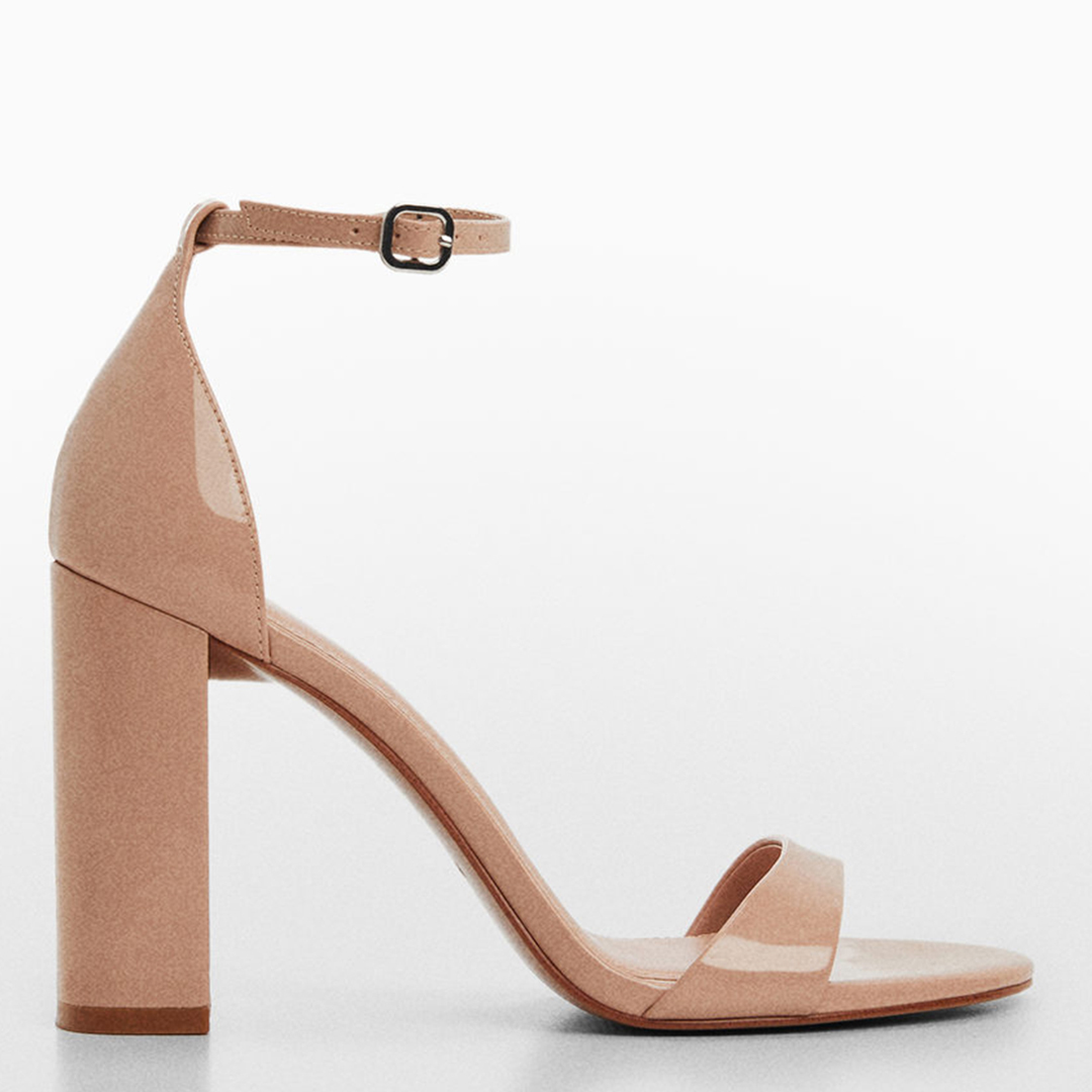Nude Batia Strappy Heeled Sandals
