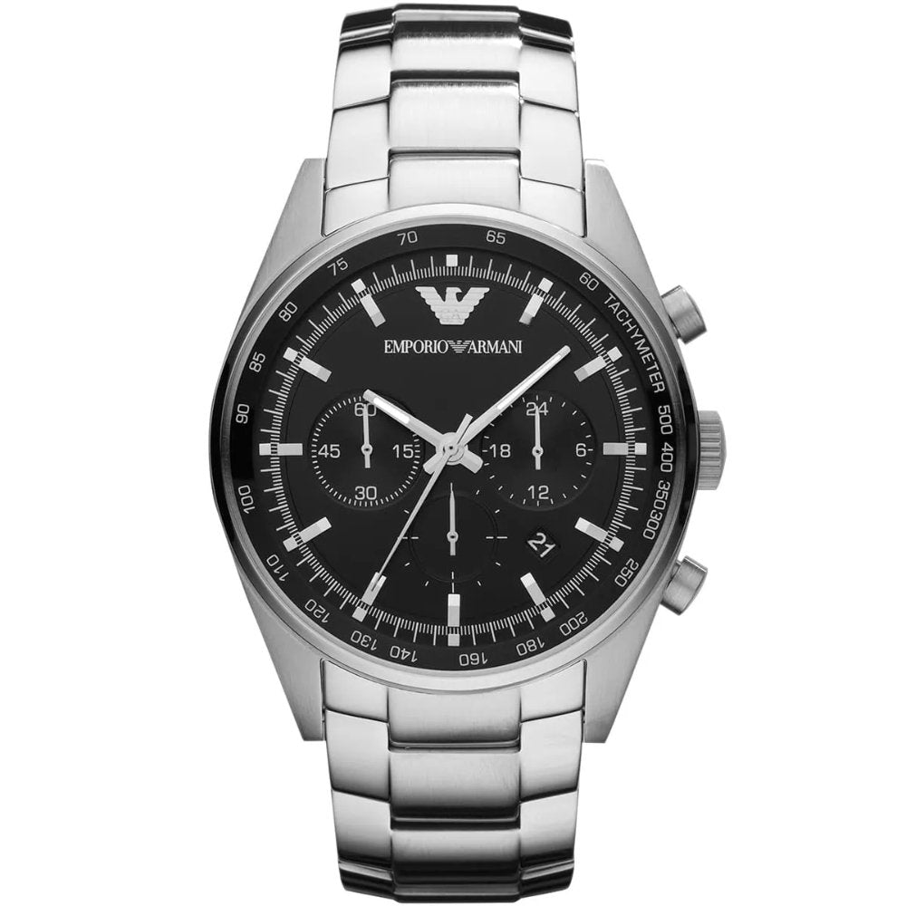 Emporio Armani Men's  AR5980 Chronograph Black Dial  Watch , BrandAlley