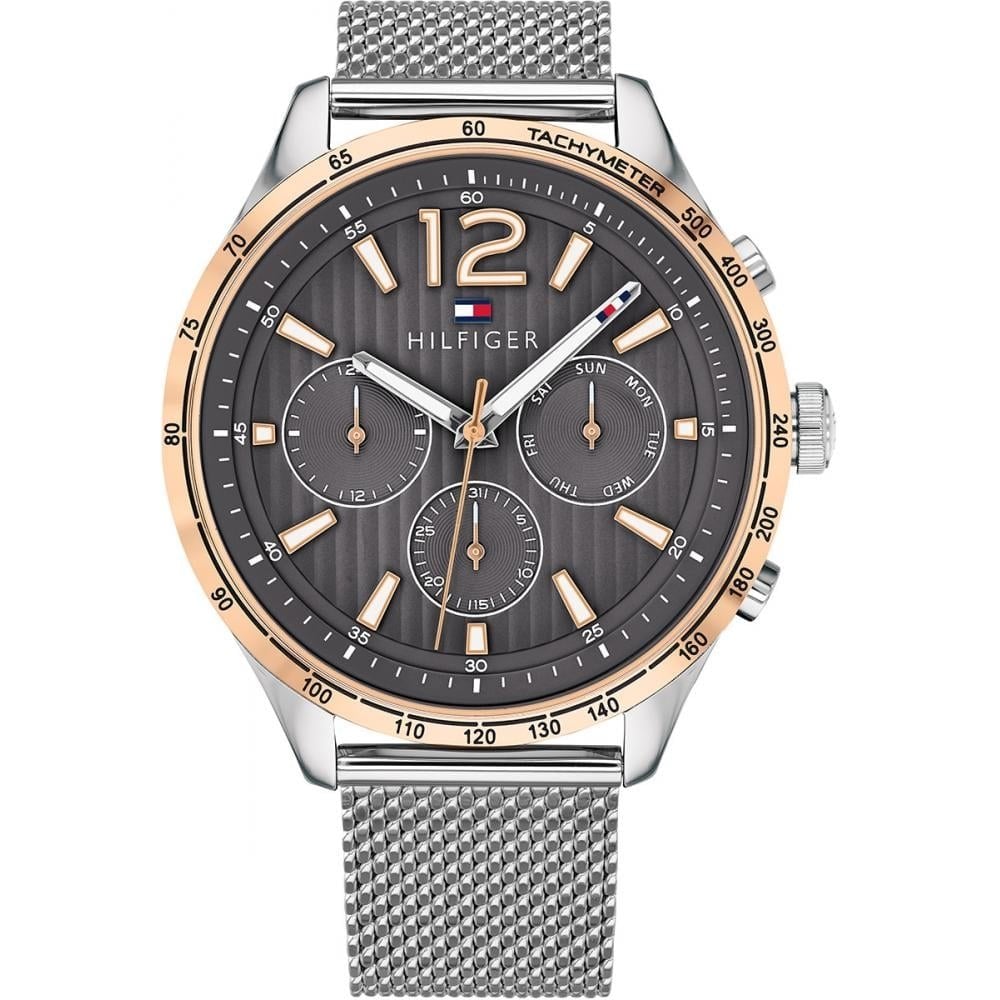 Tommy Hilfiger Men's   Grey 1791466 Gavin Mesh  Watch , BrandAlley