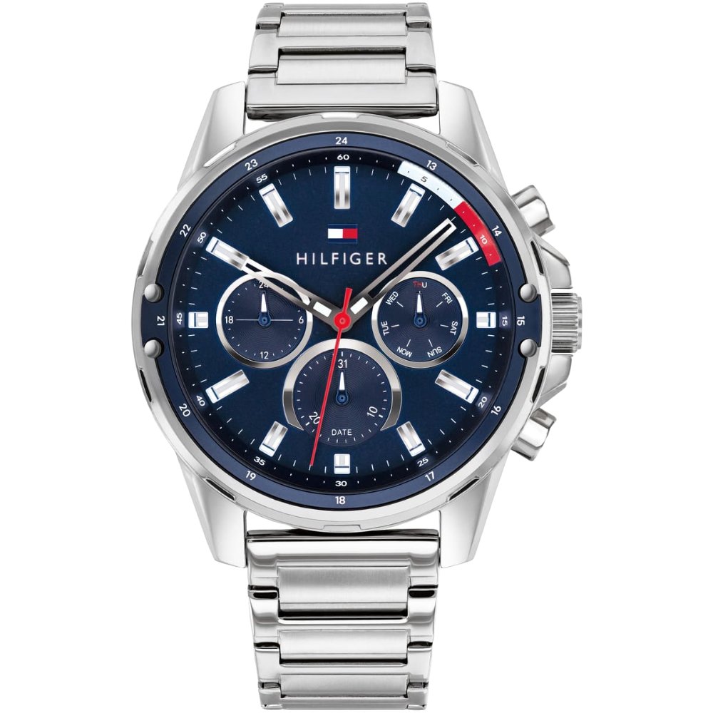 Tommy Hilfiger Men's  1791788 Blue Dial Chronograph  Watch , BrandAlley