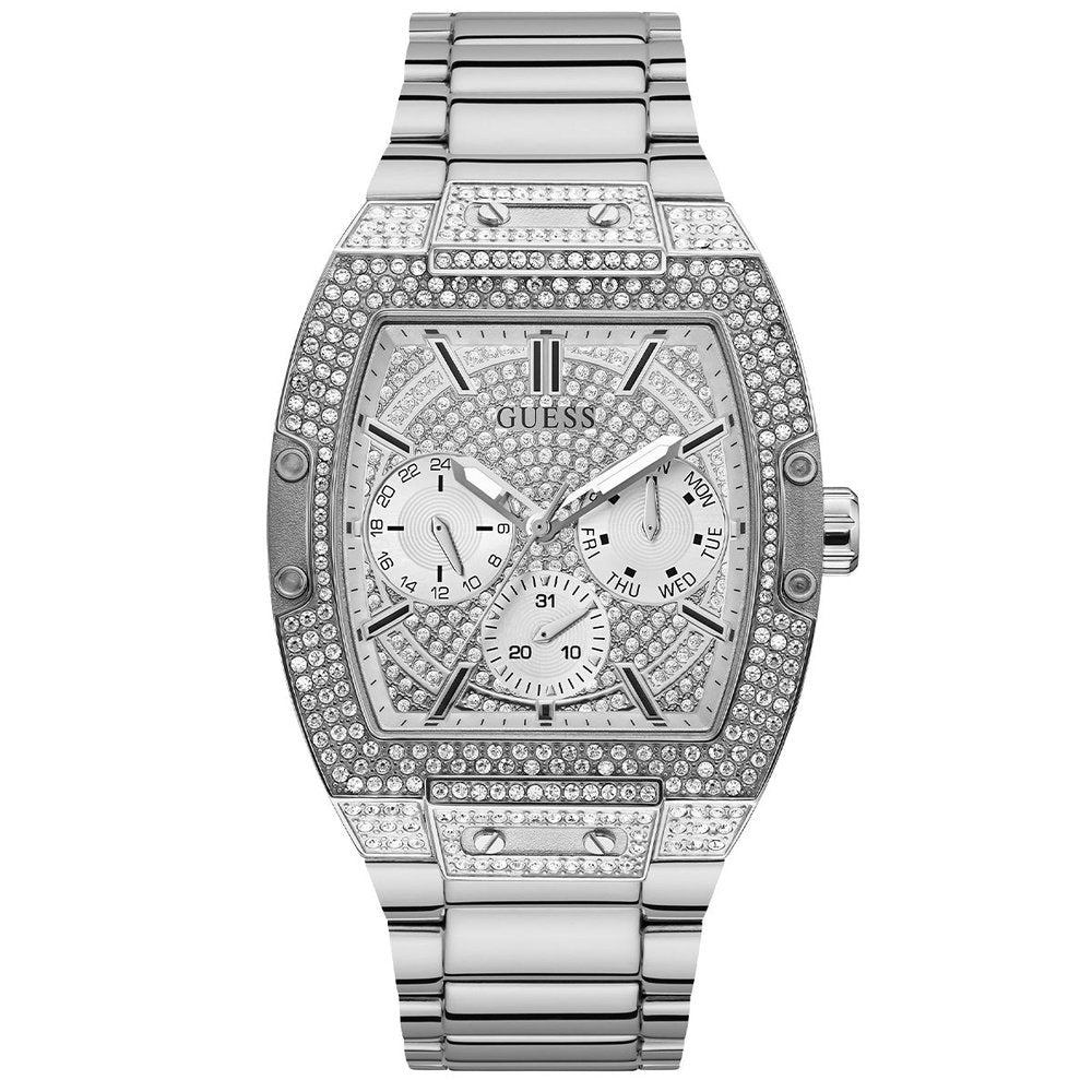 Guess Men's  GW0094G1 Phoenix Silver Nightlife  Watch , BrandAlley
