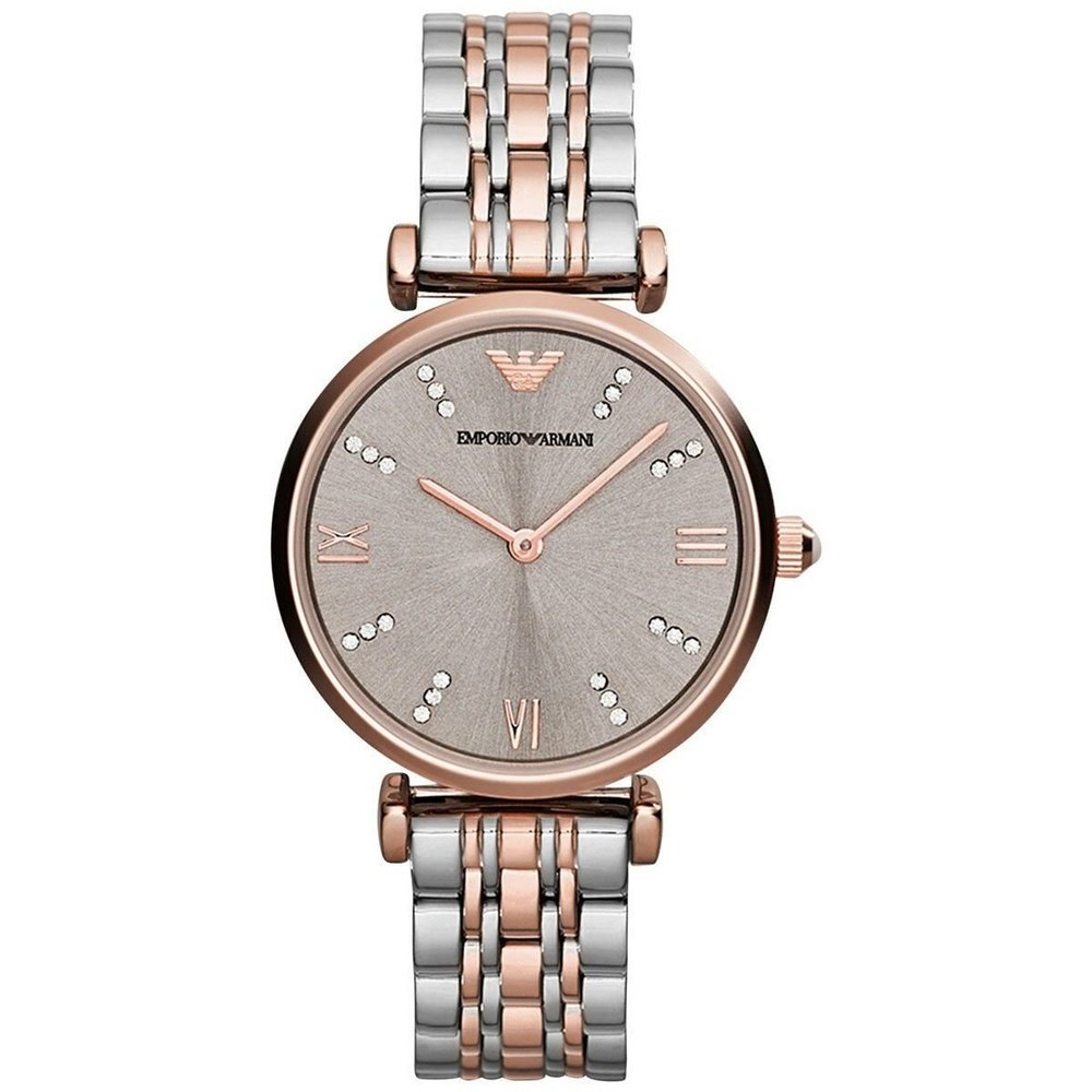 Emporio Armani Women's    Ar1840 Two Tone Gianni Stainless Steel Watch , BrandAlley