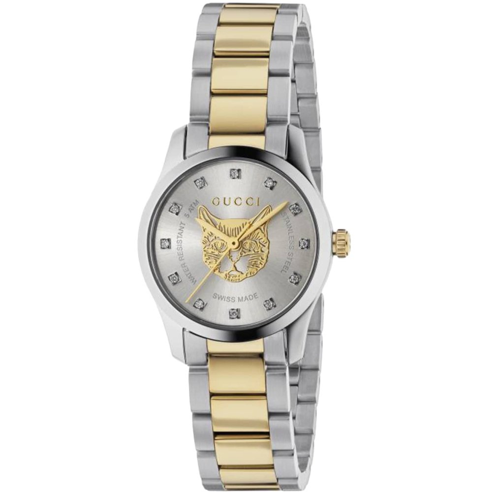 Gucci Women's  YA1265016 G-Timeless Two-Tone Ladies Watch , BrandAlley