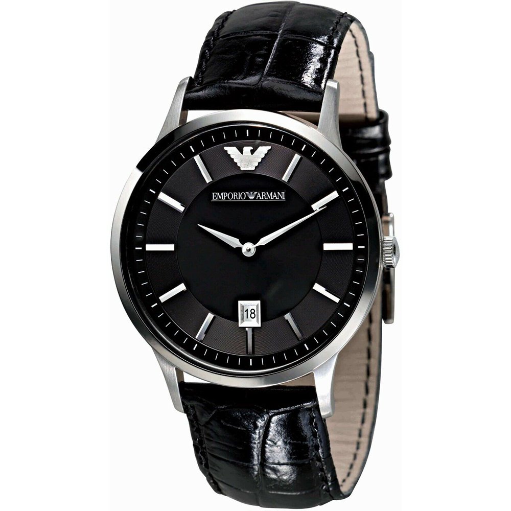 Emporio Armani Men's   Black Ar2411  Renato Watch , BrandAlley