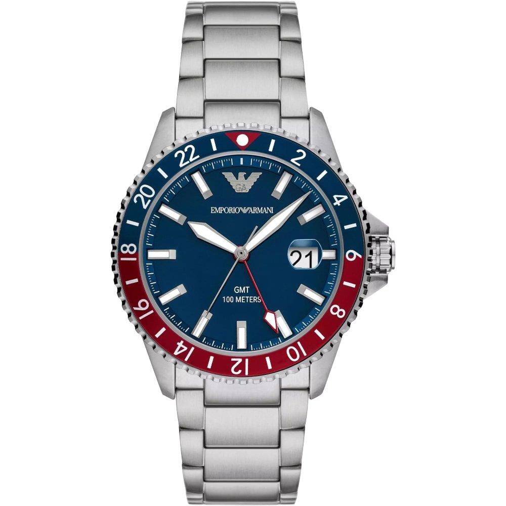 Emporio Armani Men's   Silver Ar11590 Diver  Watch , BrandAlley