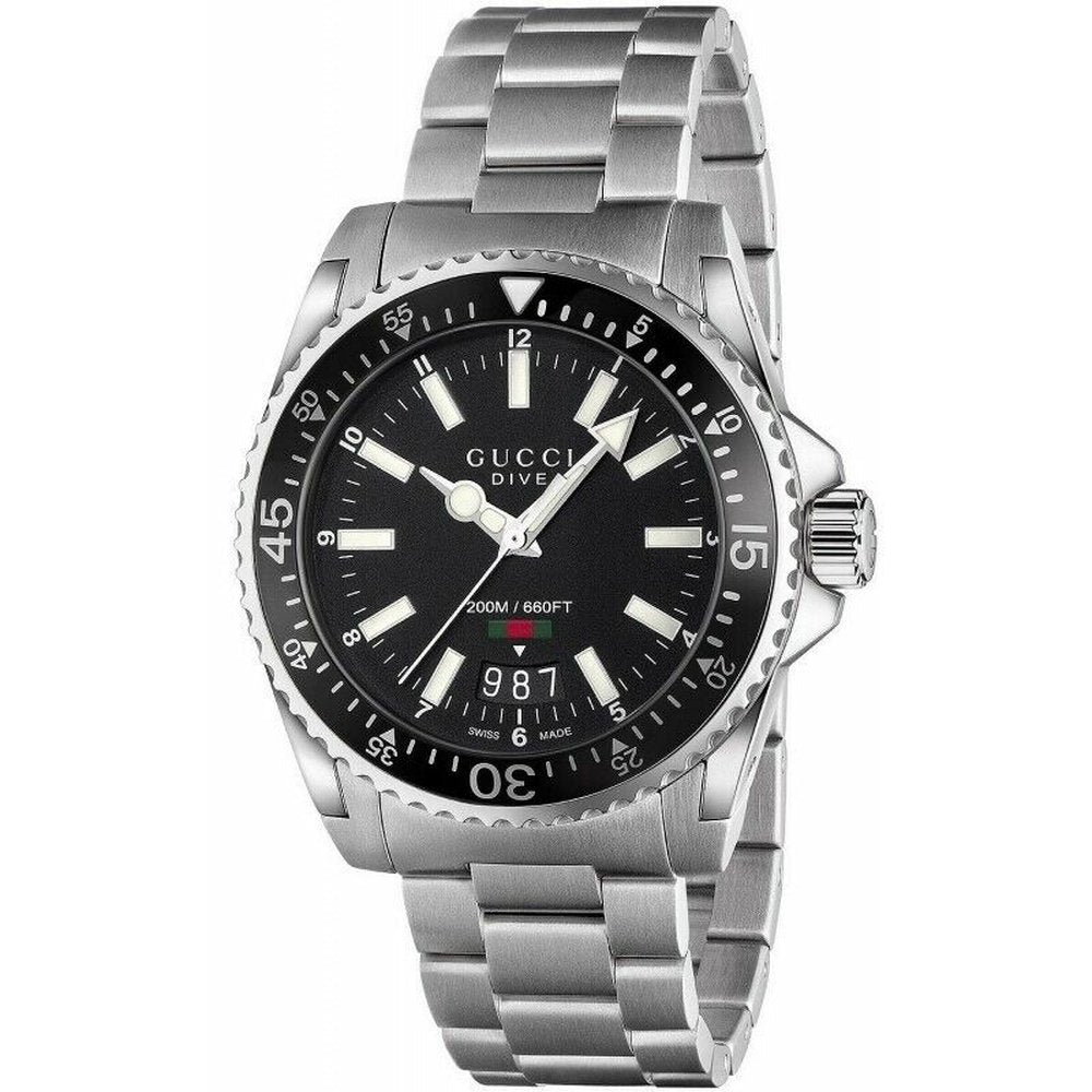 Gucci Men's  YA136301 Dive 40mm Stainless Steel  Watch , BrandAlley