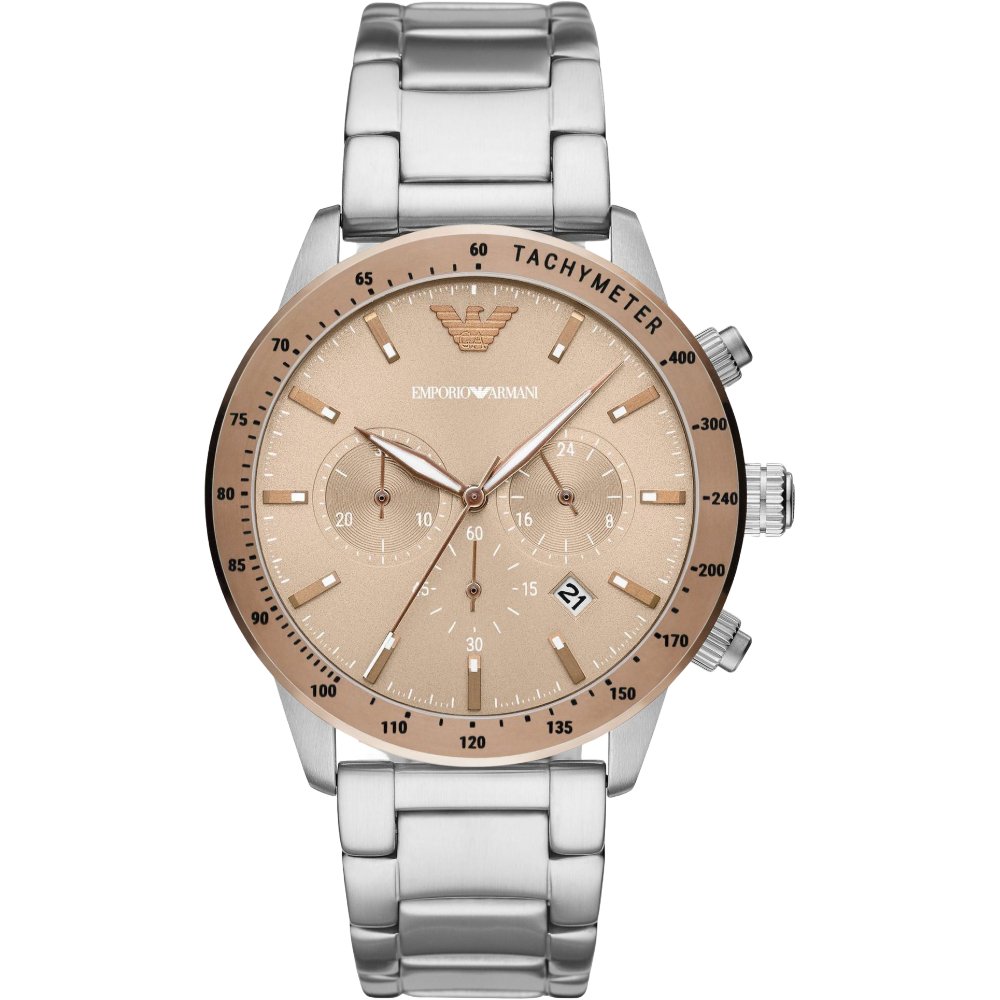Emporio Armani Men's   Silver Ar11352 Chronograph  Watch , BrandAlley