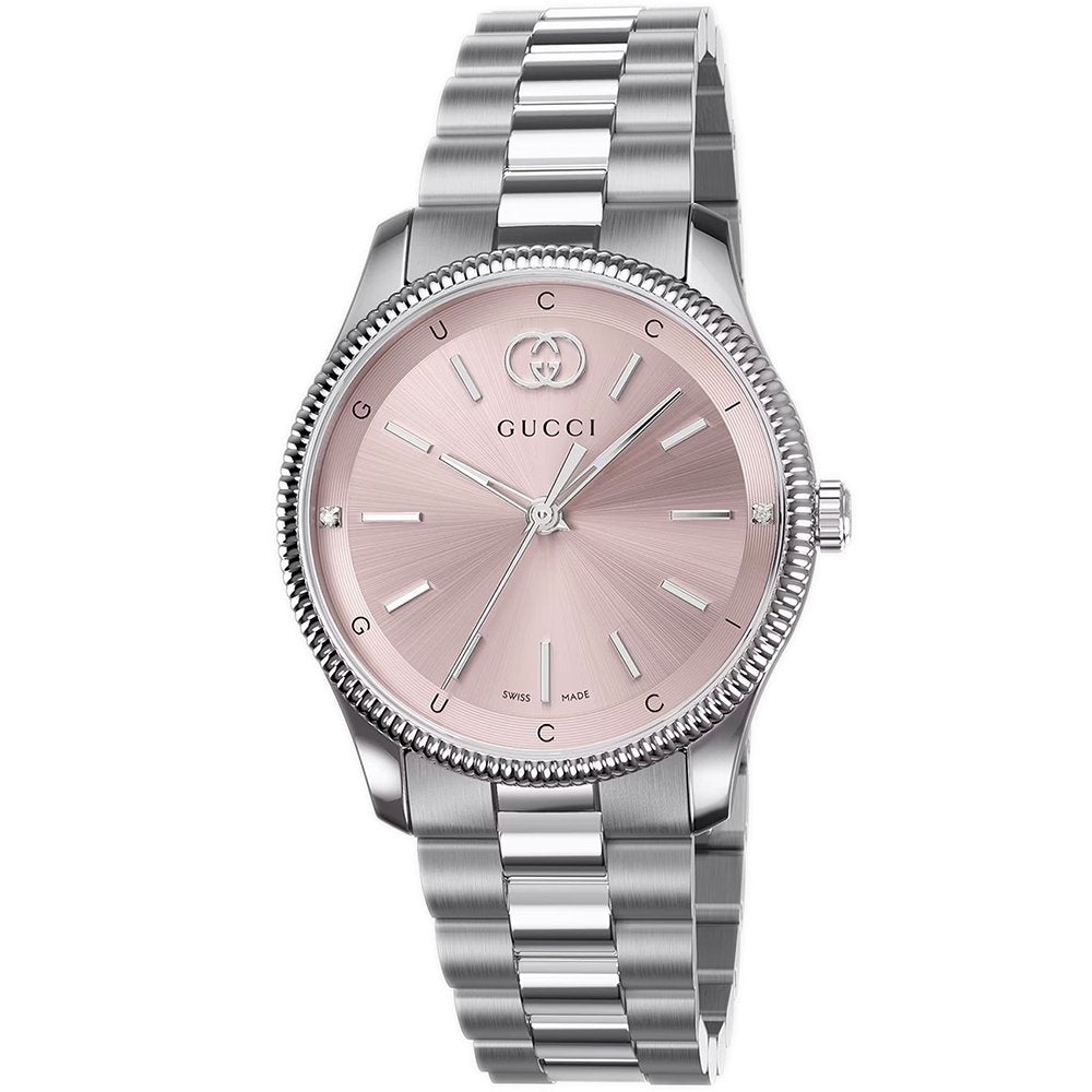 Gucci Women's    Ya1265061 G-Timeless Pink Dial Watch , BrandAlley