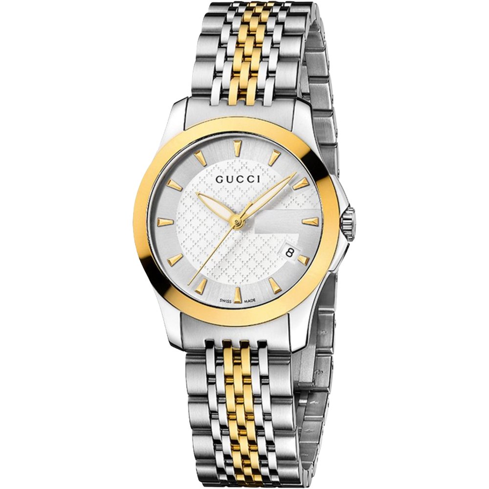 Gucci Women's  YA126511 G-Timeless Two-Tone Ladies Watch , BrandAlley