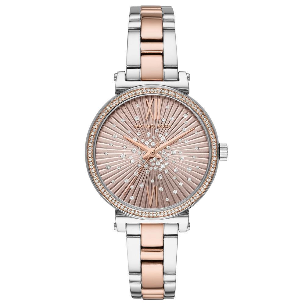 Michael Kors Women's  MK3972 Sofie Analog Gold Dial  Watch , BrandAlley