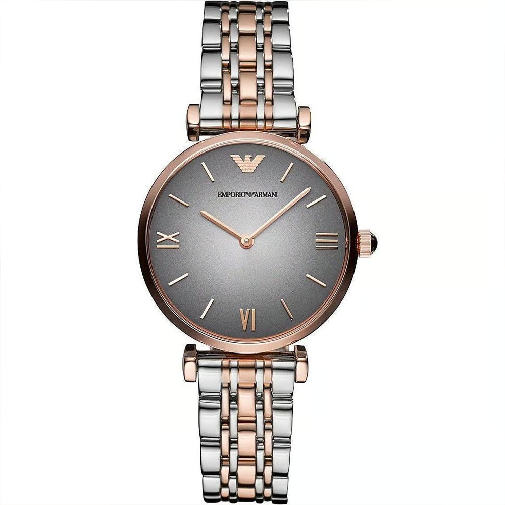 Emporio Armani Women's    Ar1725 Watch Gianni T-Bar Two Tone , BrandAlley