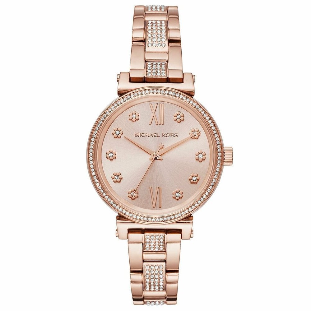 Michael Kors Women's  MK3882 Sofie Crystal Rose Dial Ladies Watch , BrandAlley
