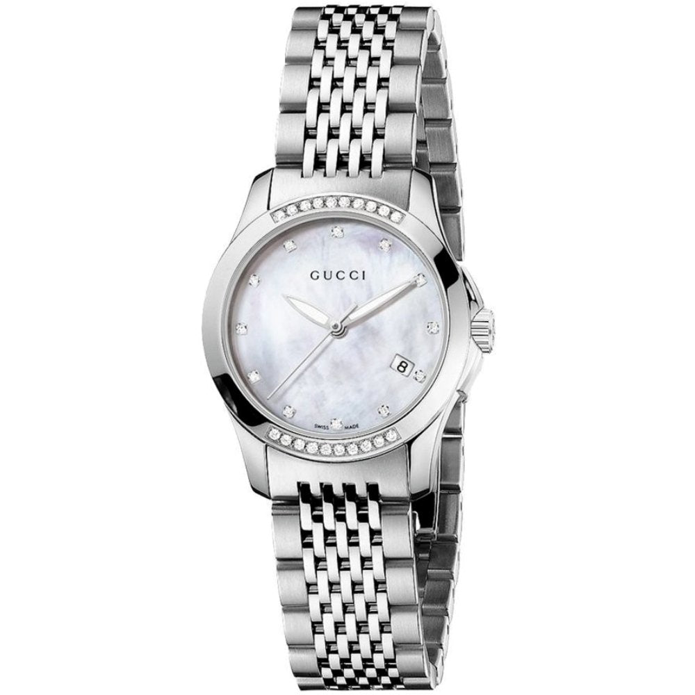 Gucci Women's  YA126510 G-Timeless Mother of Pearl Ladies Watch , BrandAlley