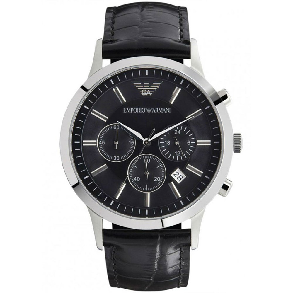 Emporio Armani Men's  AR2447  Renato Chronograph Watch Black , BrandAlley