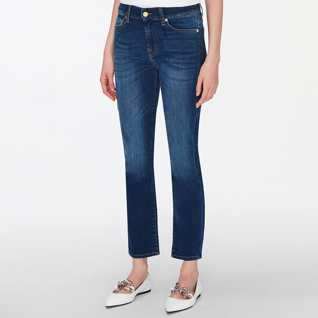 Dark Blue Roxanne Slim Stretch Jeans