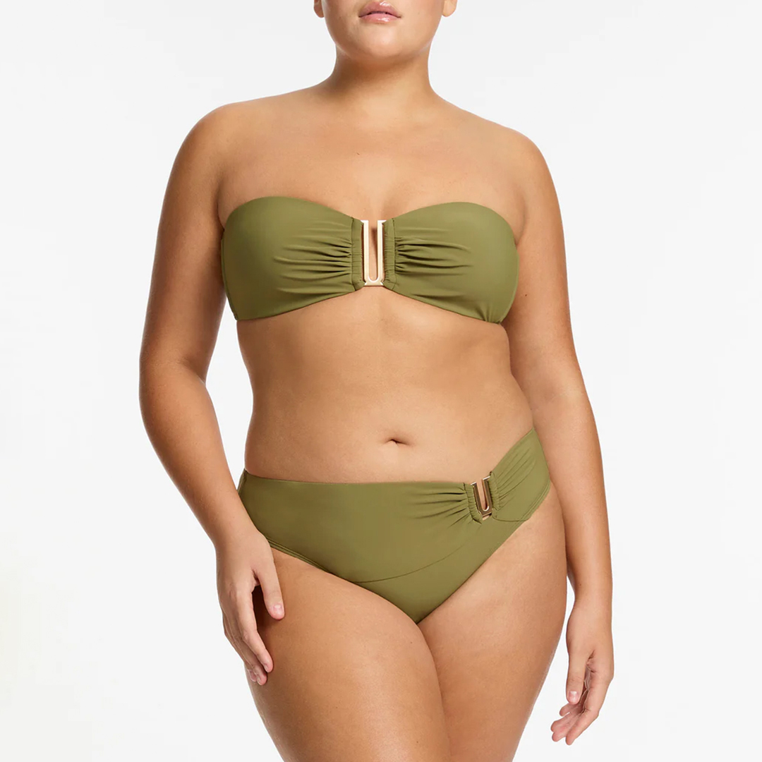 Moss Bandeau Bikini Top - Jets - Modalova