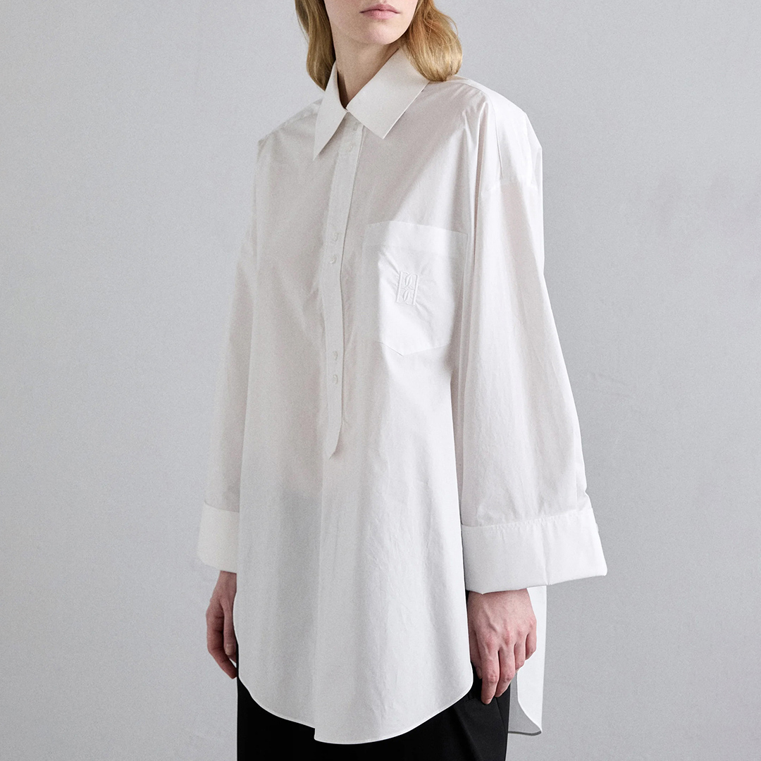 White Maye Oversized Shirt