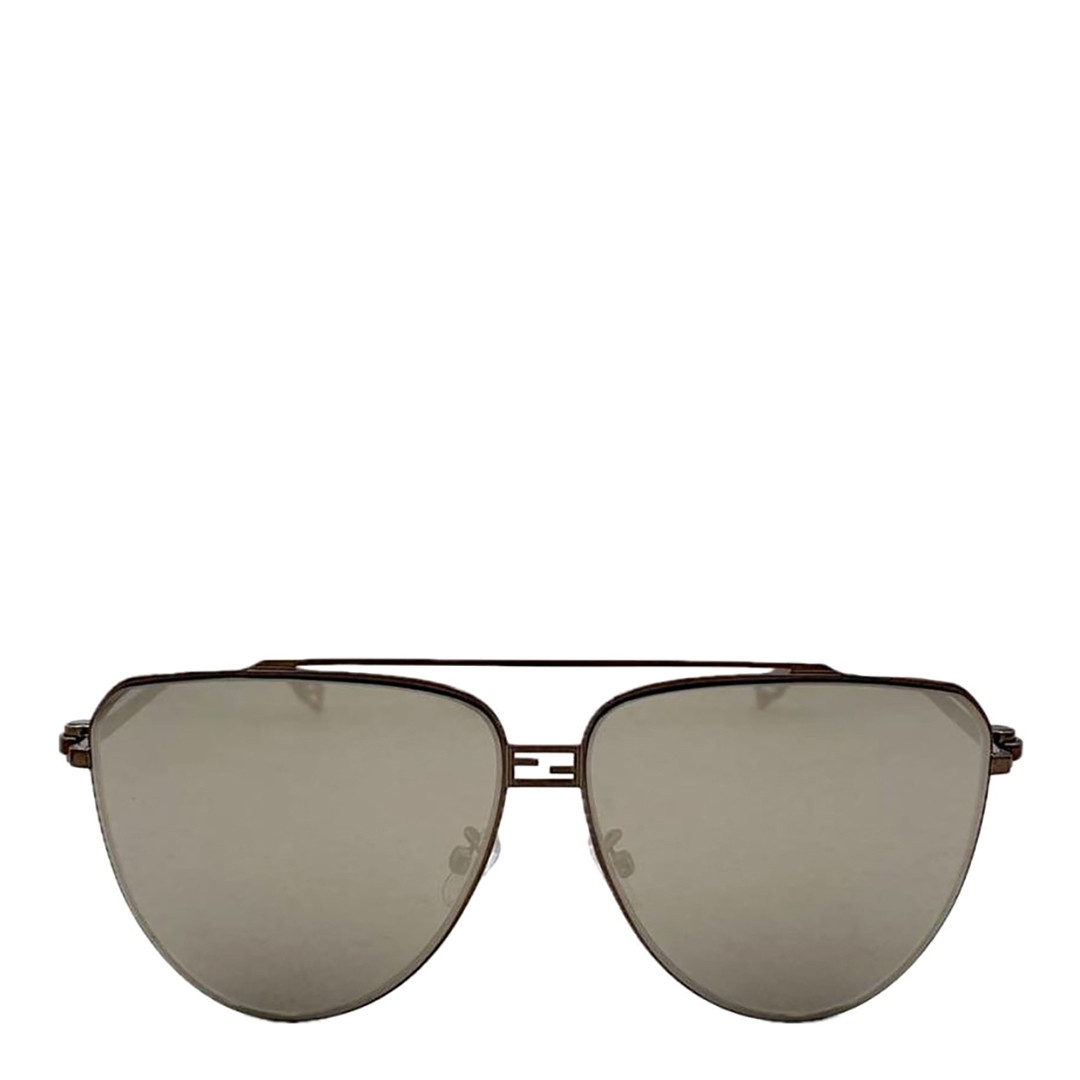 Black/Grey Fendi Women's Sunglasses 59mm