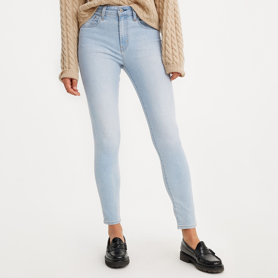 Pale Blue 721&trade High Rise Skinny Jeans