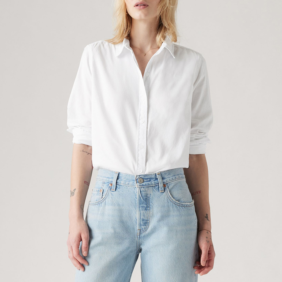 White Classic Oxford Cotton Shirt