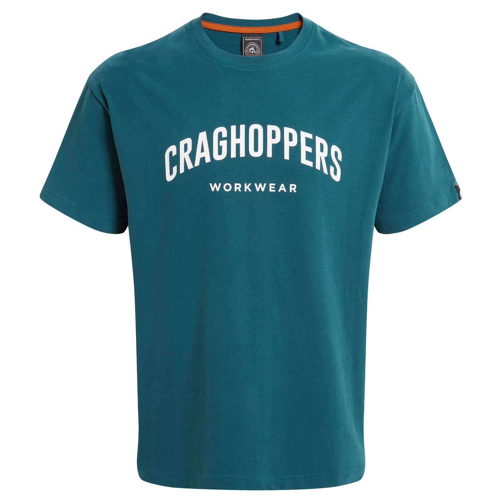 Craghoppers Men's  T-Shirt Batley Organic Cotton Dark Aegean Blue in Size L, BrandAlley