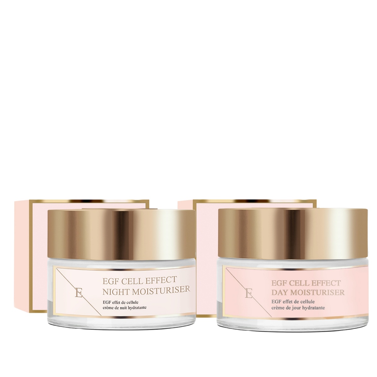 Erth Skin London    Black Egf Cell Effect Day Moisturiser 50Ml+Egf Cell Effect Night Moisturiser 50Ml , BrandAlley