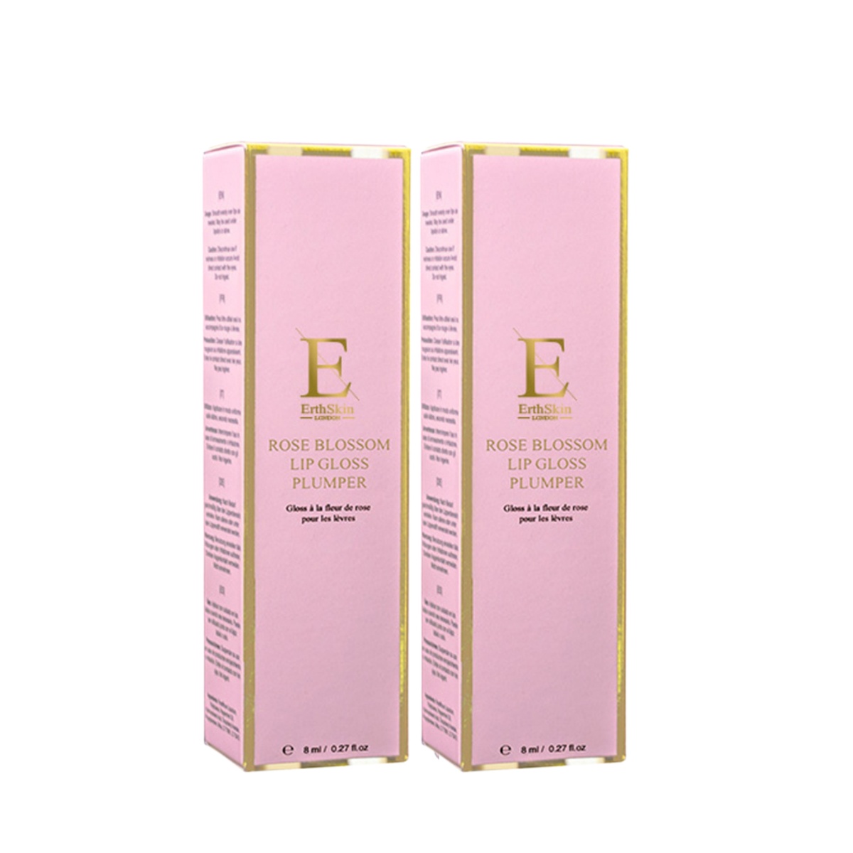 Erth Skin London    Black 2 X Rose Blossom Lip Gloss Plumper 8Ml , BrandAlley
